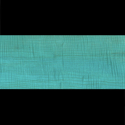 Placage Frêne ondé Bleu Lagon