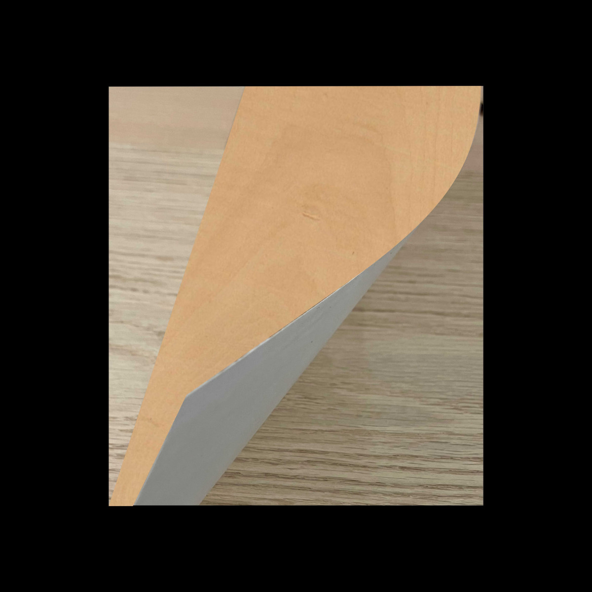 Placage Poirier Alisier sur double face