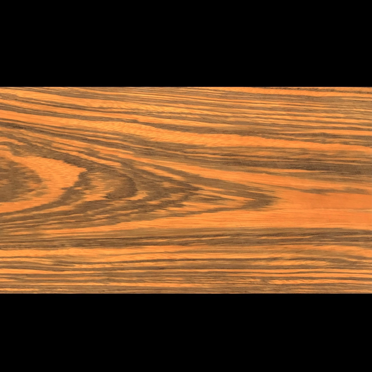 Placage Zébrano orange