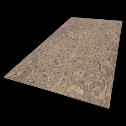 MDF 3 Plaqué Loupe de Noyer 1