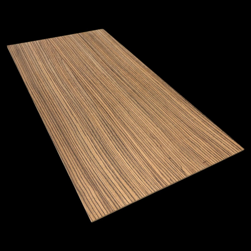 MDF 3 Plaqué Zébrano Poncé