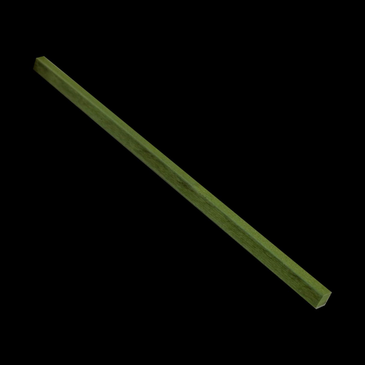 Baguette verte 6 x 6 mm