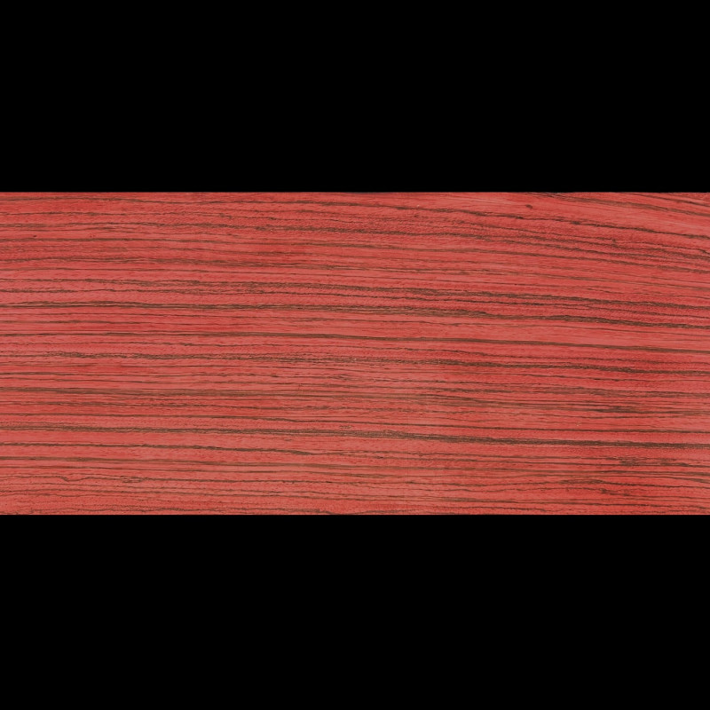 Placage Zébrano rouge