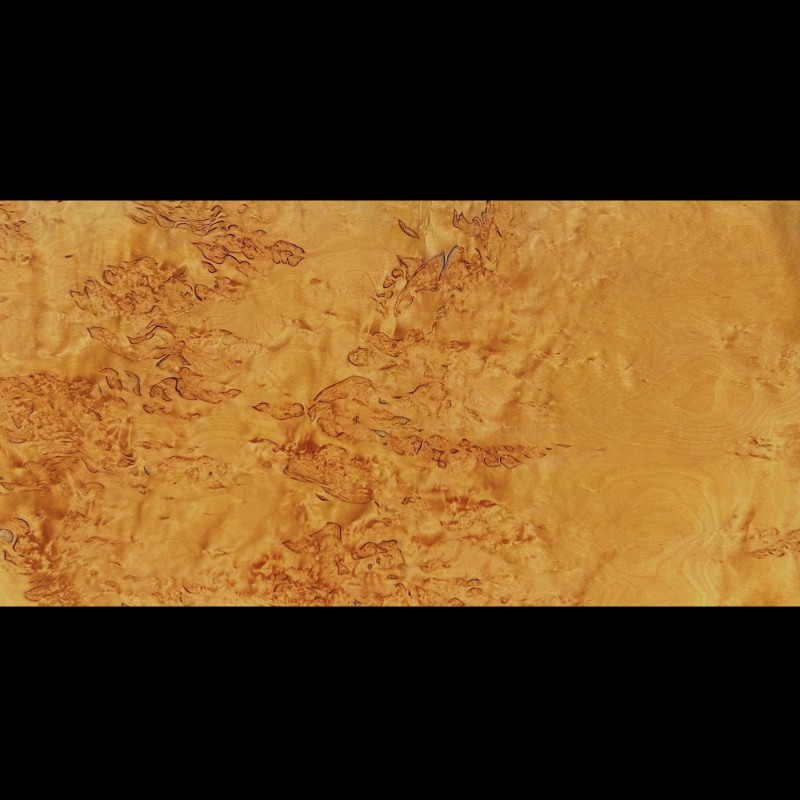 Placage Bouleau Madré Orange