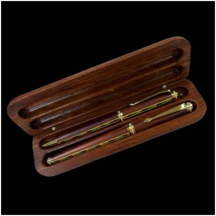 Étuis en Bois pour 2 Stylos