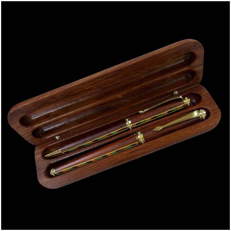 Étuis en Bois pour 2 Stylos